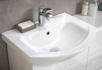 Scudo Lanza 650mm wide Vanity with Basin - Polar White