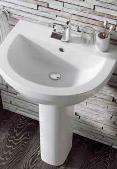 Scudo Spa Basin & Pedestal