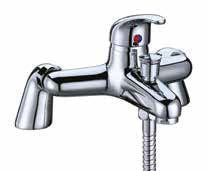 Scudo Tidy Bath Shower Mixer With Shower Kit and Wall Bracket