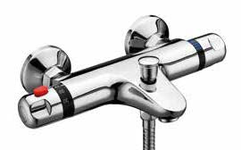 Scudo Tidy Thermostatic Wall and Deck Mounted Bath/Shower Mixer