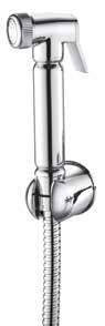 Scudo Chrome Douche Handset, Flexi, Holder and Outlet Elbow