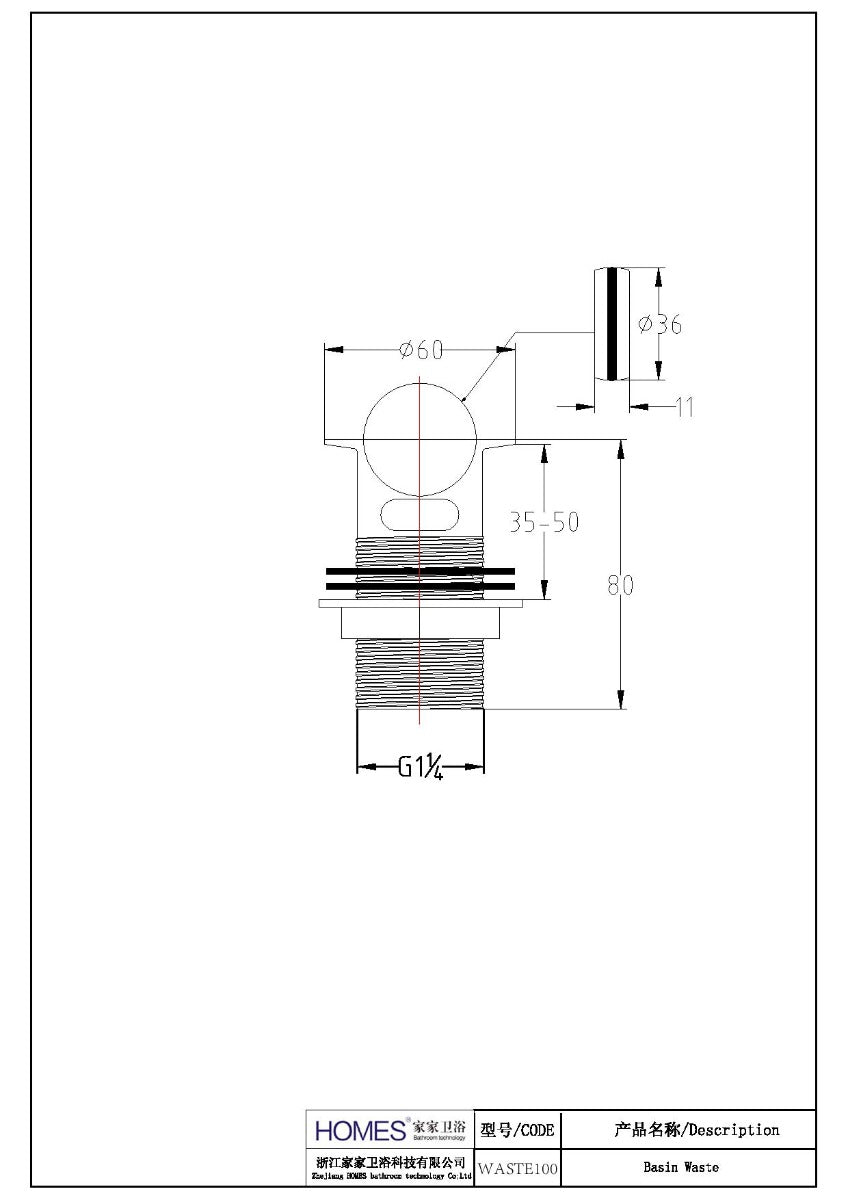 Scudo Round Flip Slotted Basin Waste