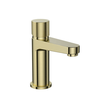 Scudo Koko Mono Basin Mixer  - Brushed Brass