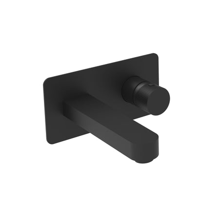 Scudo Koko Wall Basin Mixer in Matt Black