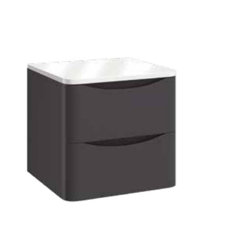 Bella Wall Hung Vanity units for Counter Top Basin - Matt Grey (3 Sizes)