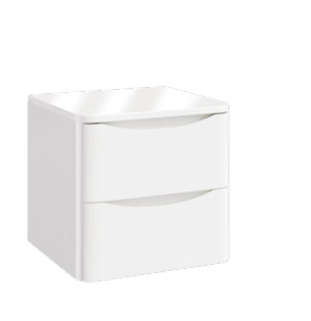 Bella Wall Hung Vanity units for Counter Top Basin - High Gloss White (3 Sizes)