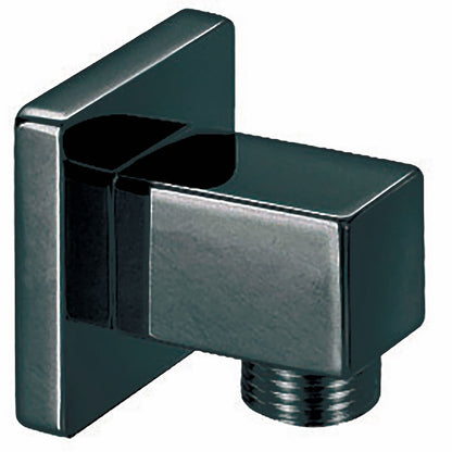 Scudo Square Outlet Elbow Black