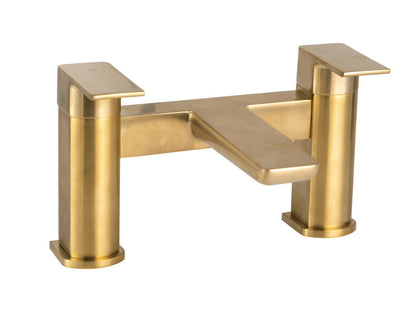 Scudo  Muro Bath Filler - Brushed Brass