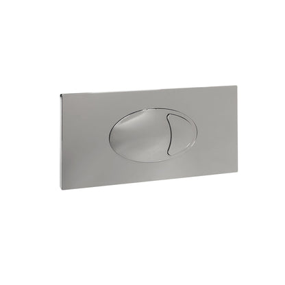 Scudo large Chrome Dual Flush Plate & Access Panel