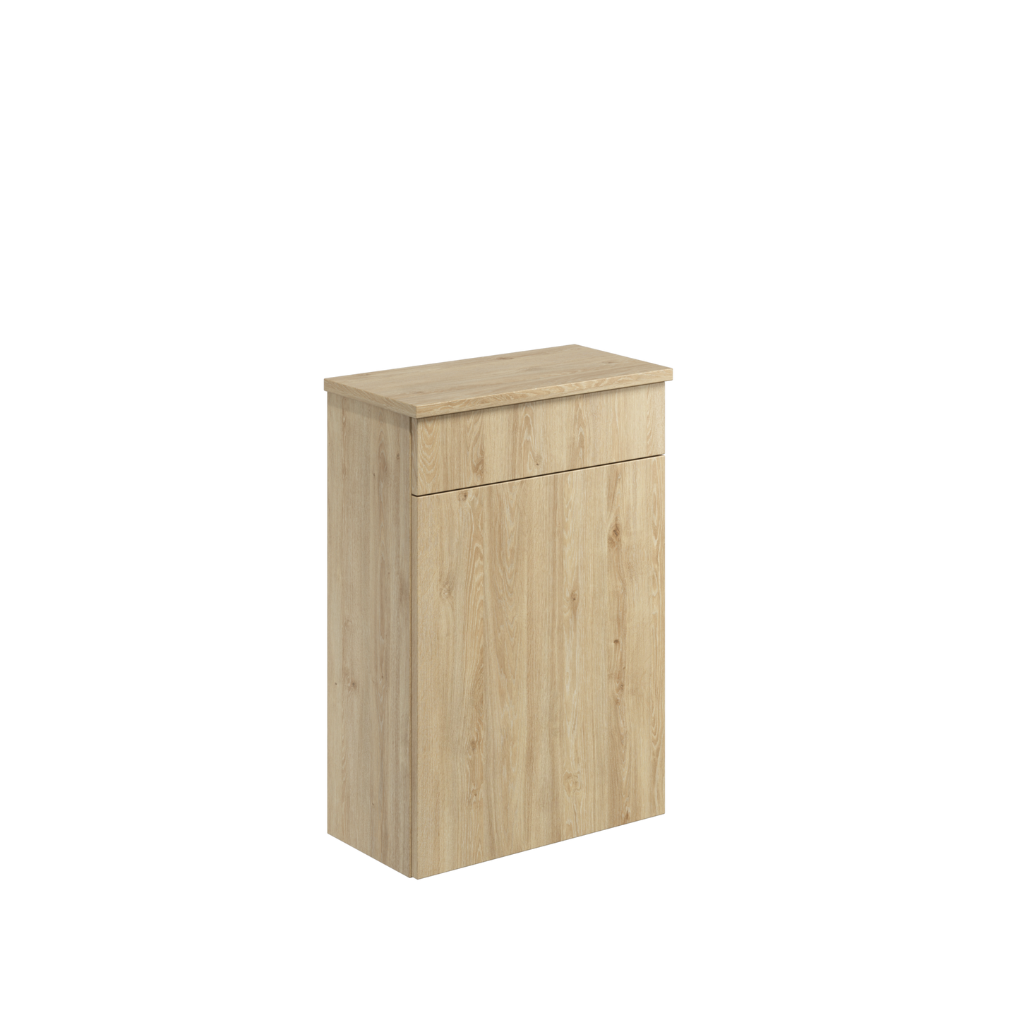 Aubrey Floor standing 500mm Back to Wall WC Unit - Davos Oak