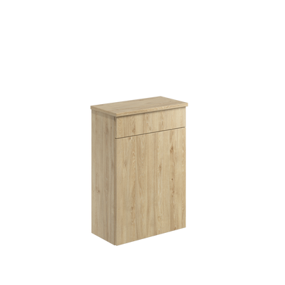 Aubrey Floor standing 500mm Back to Wall WC Unit - Davos Oak