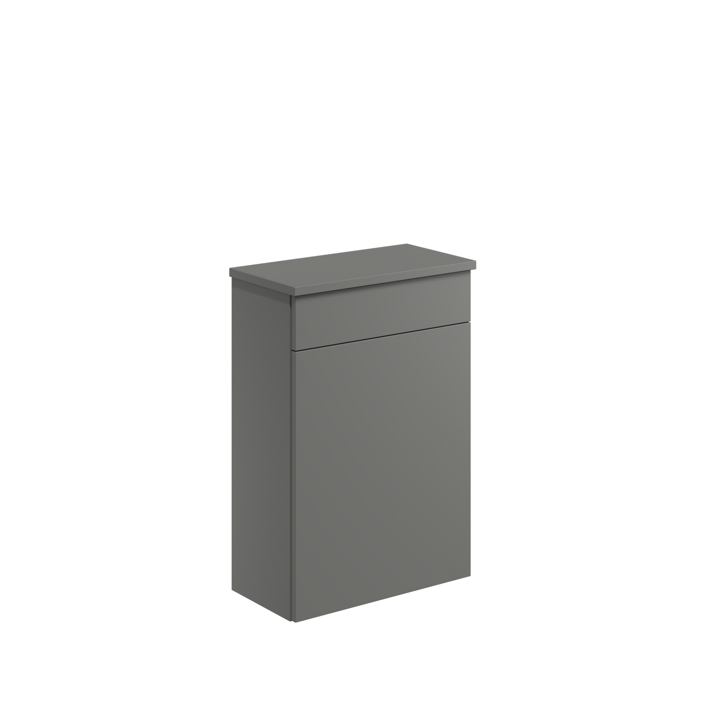 Aubrey Floor standing 500mm Back to Wall WC Unit - Dust Grey