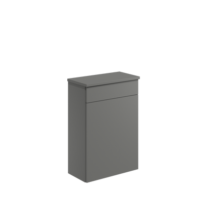 Aubrey Floor standing 500mm Back to Wall WC Unit - Dust Grey