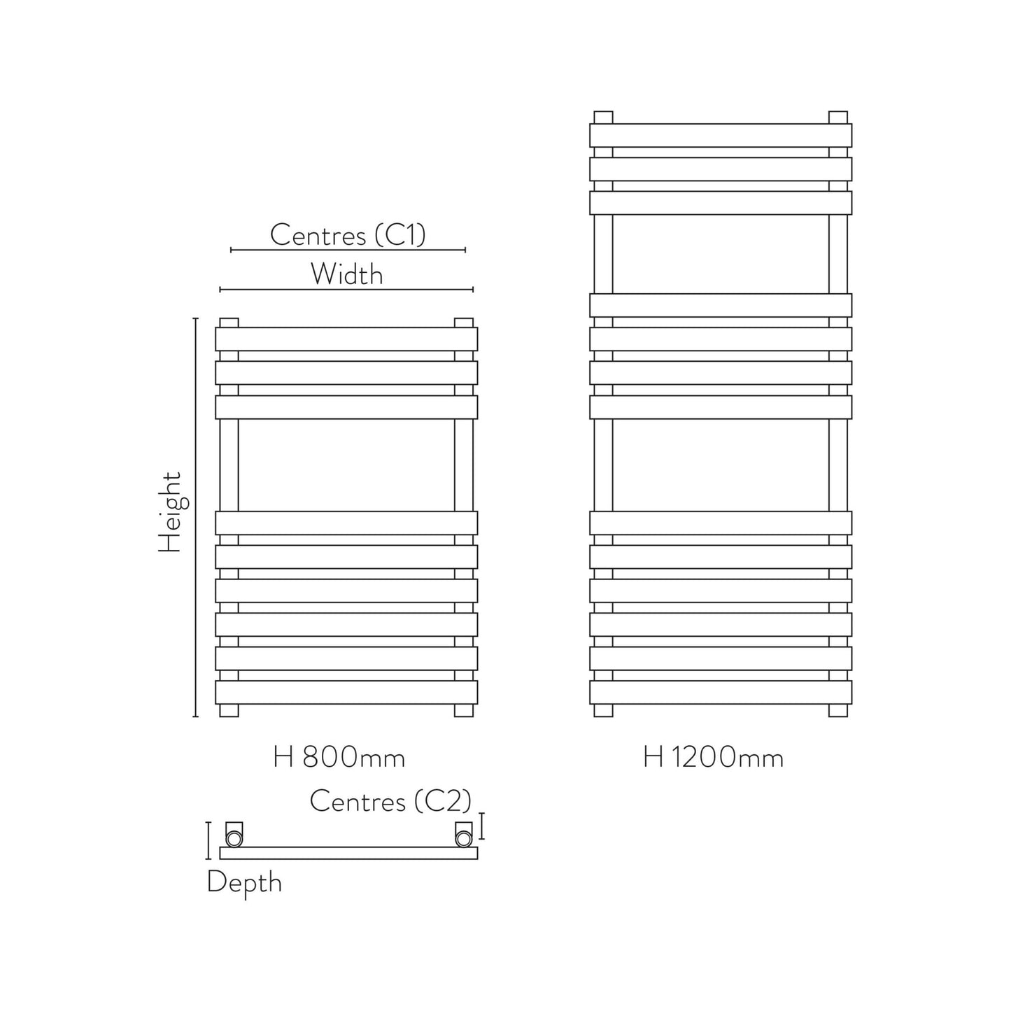 Scudo Instyle Chrome Ladder Rails Oval Profile