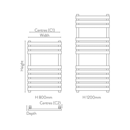 Scudo Instyle Carbon Anthracite Ladder Rails Oval Profile