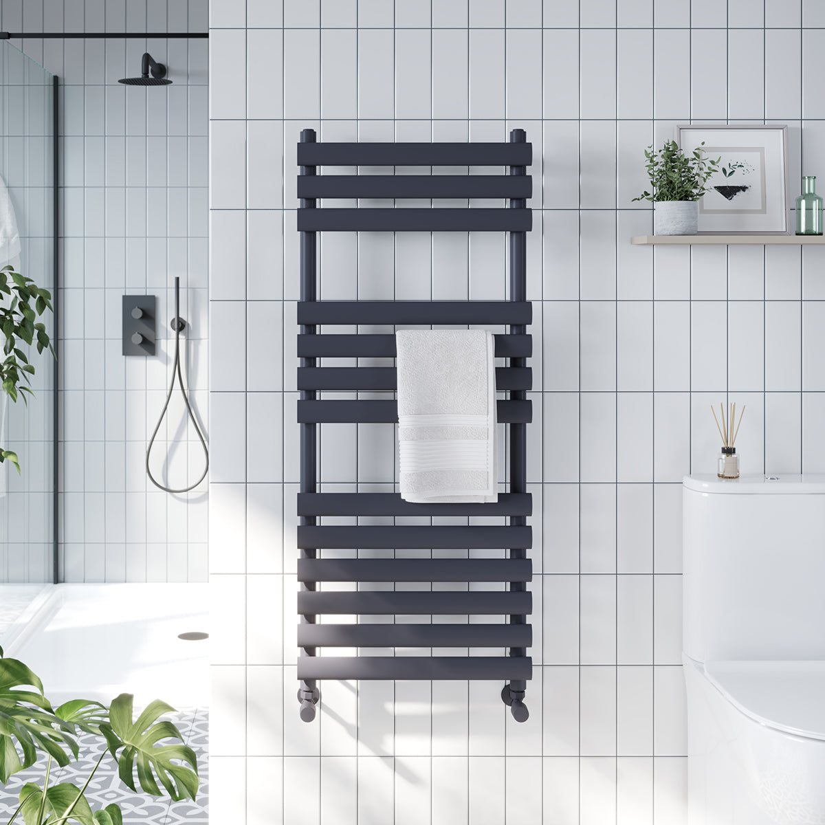 Scudo Instyle Carbon Anthracite Ladder Rails Oval Profile