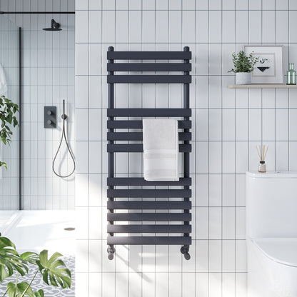 Scudo Instyle Carbon Anthracite Ladder Rails Oval Profile