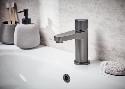 Scudo Koko Mini Mono Basin Mixer - Gunmetal