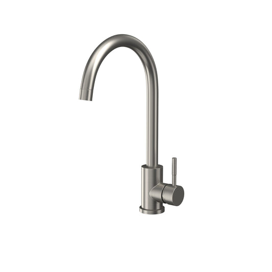 Scudo Manhattan Kitchen Tap in Brushed Stainless Steel