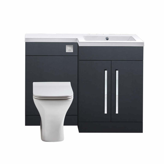 Scudo Lili 1100  Matt Grey Furniture Set inc Basin