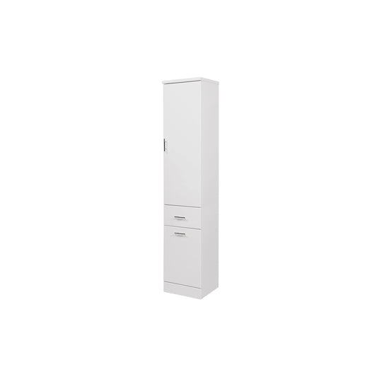 Lanza 355mm  Floor Standing Tall Unit - Polar White