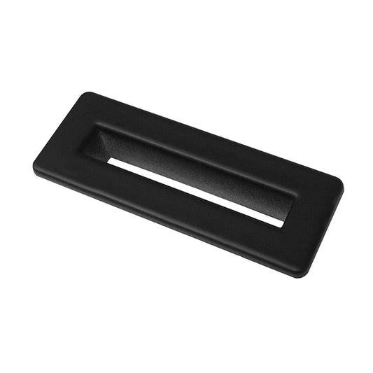 Scudo Matt Black Rectangular Overflow Insert