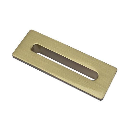 Scudo Brushed Brass Rectangular Overflow Insert