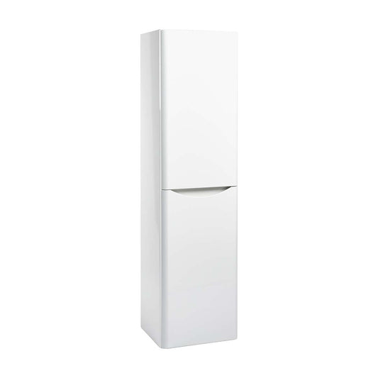 Bella Wall Hung Tall Boy Unit - High Gloss White