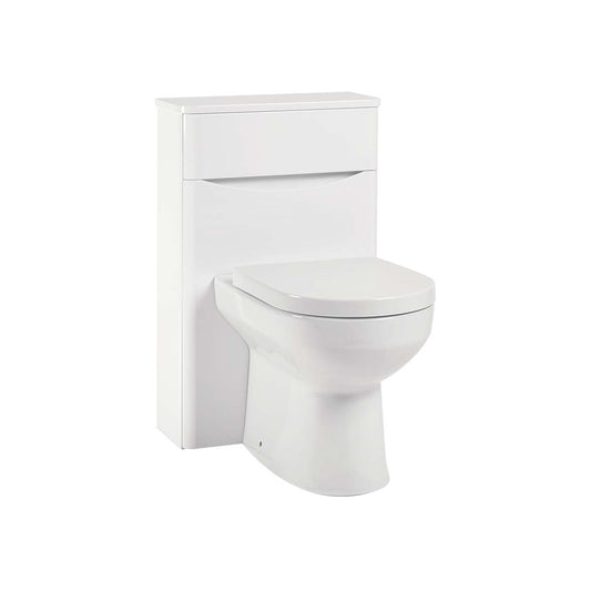 Bella 500mm Floor Standing BTW  Unit - High Gloss White