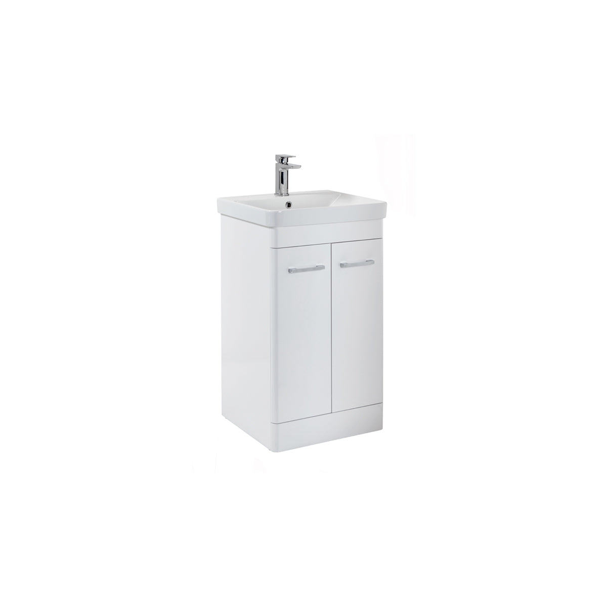 Rossini 500mm wide Vanity with Basin - High Gloss White