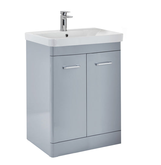 Rossini 800mm wide Vanity with Basin - Pebble Grey