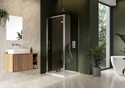 Scudo Luxury S8 Hinged Door (Combine with Side Panel to make Shower Enclosure) - 8mm Glass