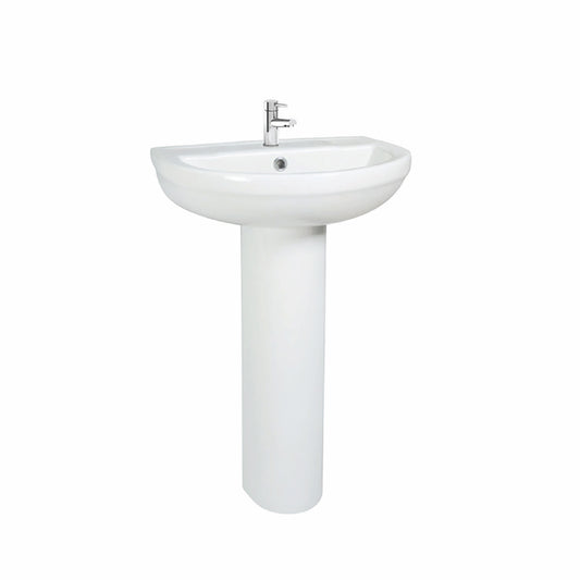 Scudo Spa Basin & Pedestal