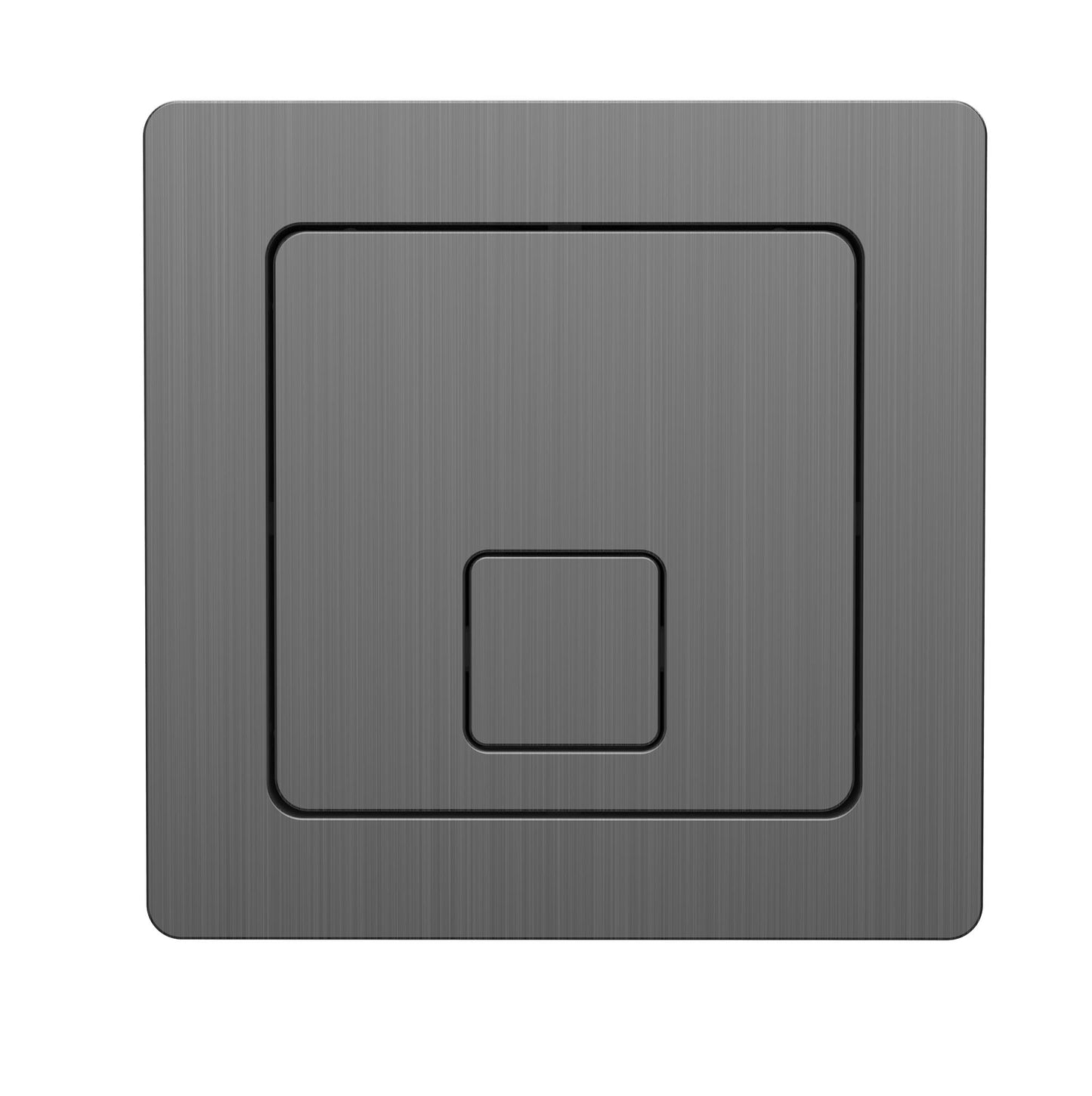 Scudo Square Gunmetal Dual Flush Button