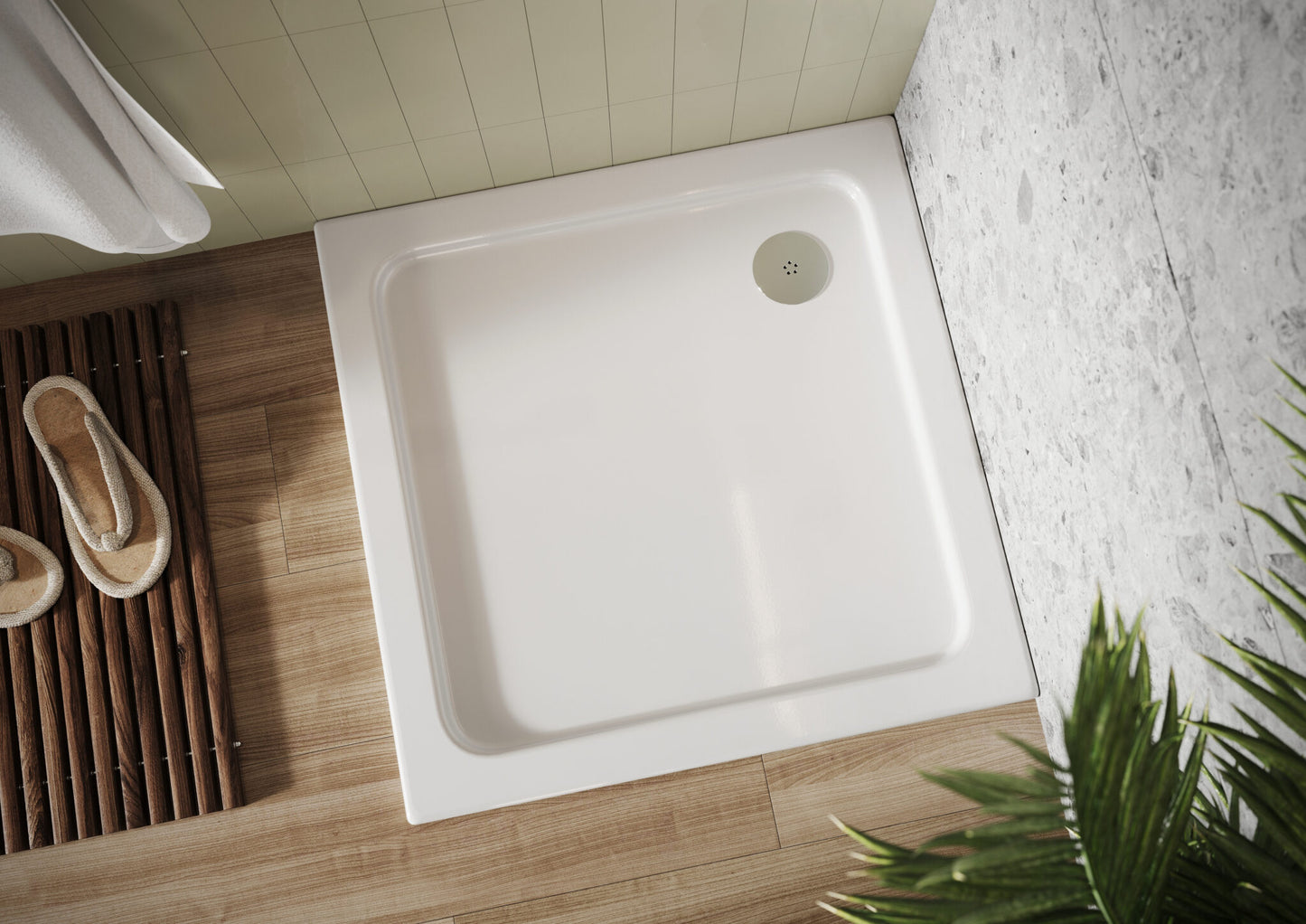 Scudo Square 30mm Shower Trays