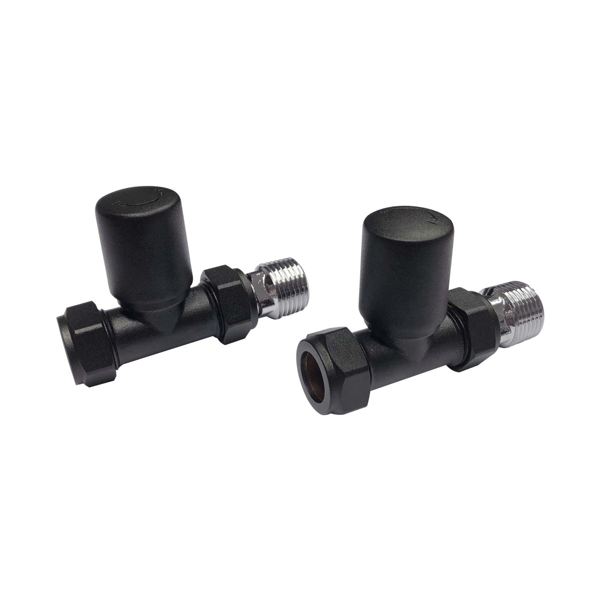 Scudo Modern Straight Radiator Valves