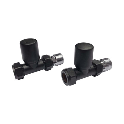 Scudo Modern Straight Radiator Valves