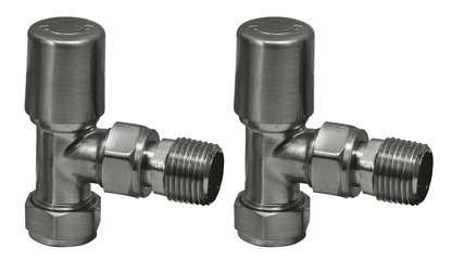 Scudo Scudo Gunmetal Modern Angled Radiator Valves