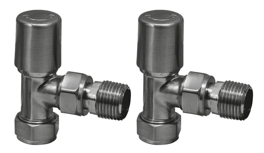 Scudo Scudo Gunmetal Modern Angled Radiator Valves