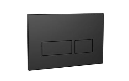 Scudo Square Black Dual Flush Button