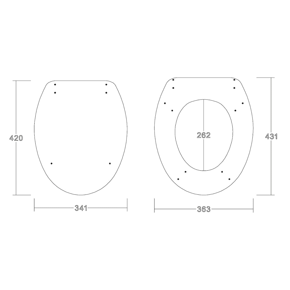 Scudo Wooden Soft Close WC Seat (3 Finishes)