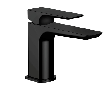 Scudo  Muro Mono Basin Mixer with waste  - Black