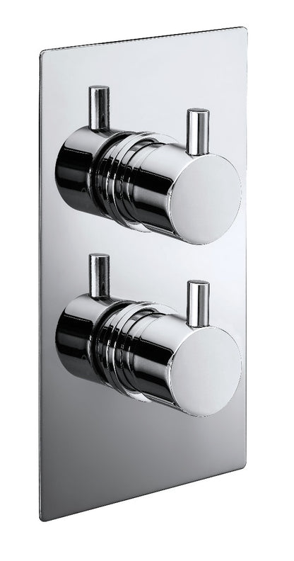 Scudo Round Thermostatic  Concealed Shower Set Two