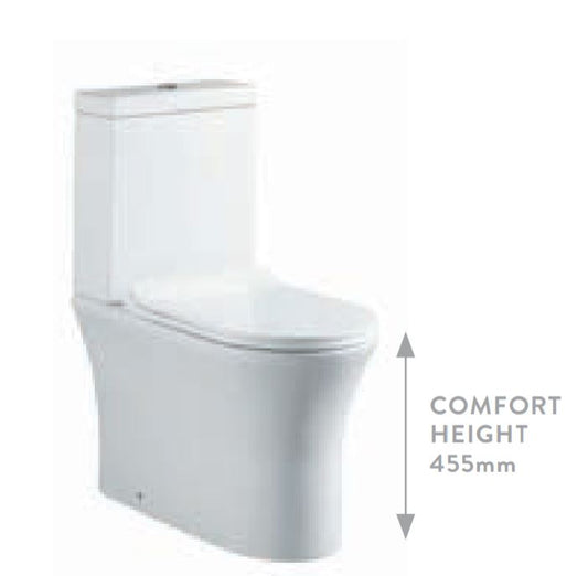 Scudo Deia Closed Back Comfort Height WC -inc seat