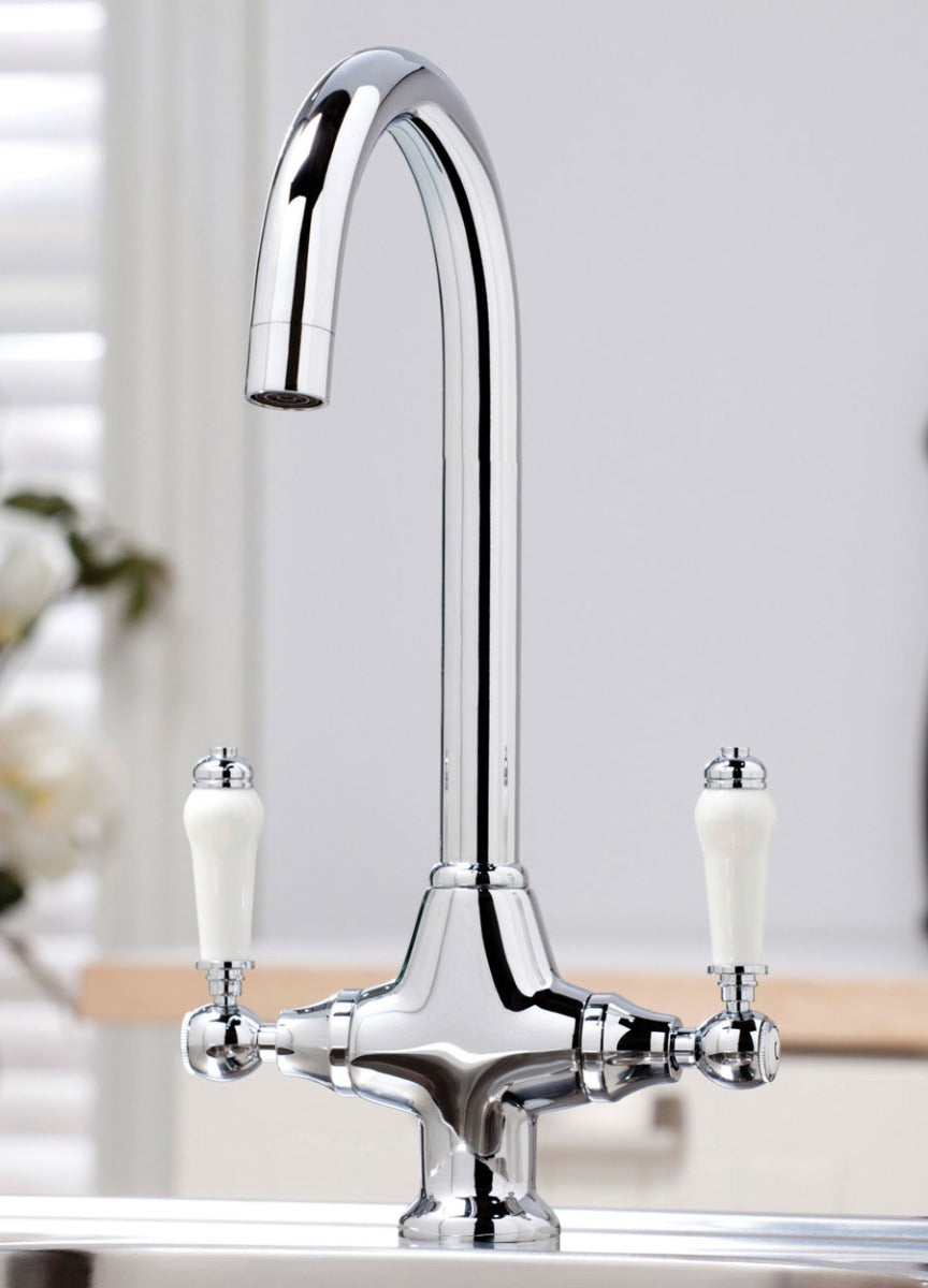 Scudo Harrogate Kitchen Tap (Available Chrome and Brushed Stainless)
