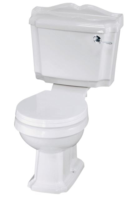 Traditional Legend Close Coupled Pan & Cistern & Seat
